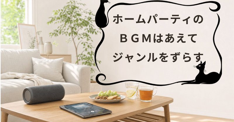 ホームパーティーで試したい意外なBGMの選び方