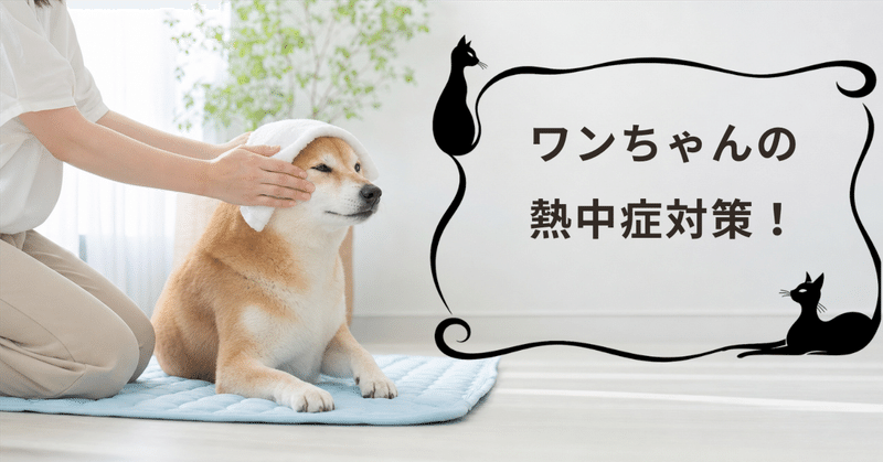 散歩やドッグランで使える犬の頭部冷却法