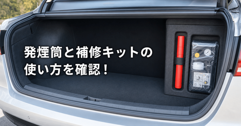 発煙筒にハンマーが付いている？車の標準装備を今すぐ確認しよう