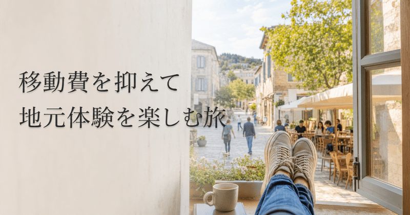連休の移動費を抑える「ワンプレイス・ステイ」で旅の満足度を上げる方法