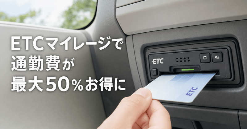 通勤で高速を使う人のETCマイレージ活用法