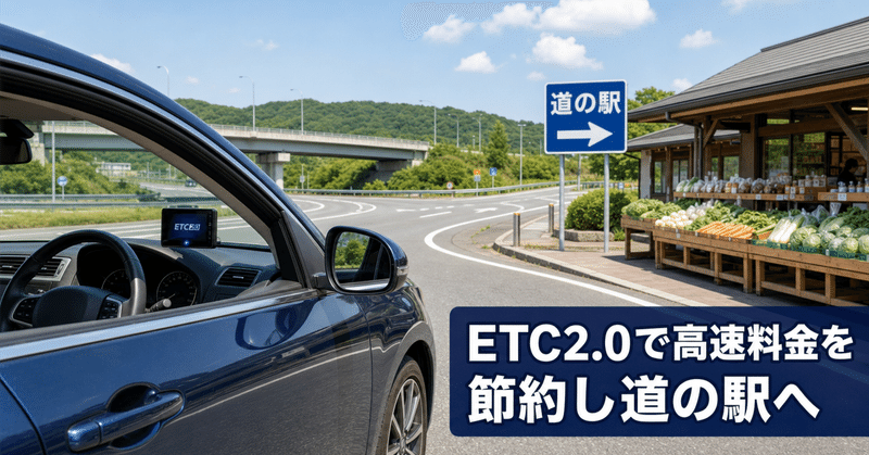 ETC2.0で高速を一時退出し道の駅に立ち寄る方法