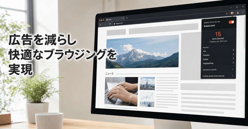 ウザすぎ広告をカット！Braveブラウザの使い方と注意点